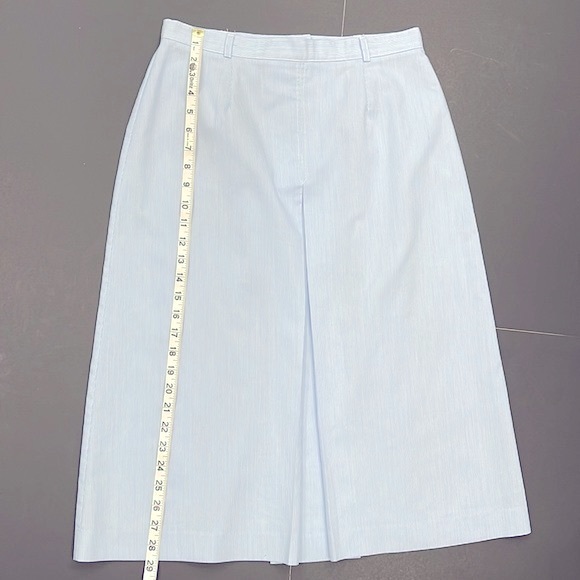 🛑🛑SOLD Vintage 70s Blue Pinstripe Ship n Shore Skirt - Picture 8 of 16